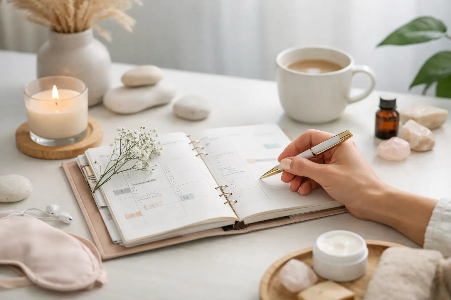 How to Use a Planner for Self Care Goals
