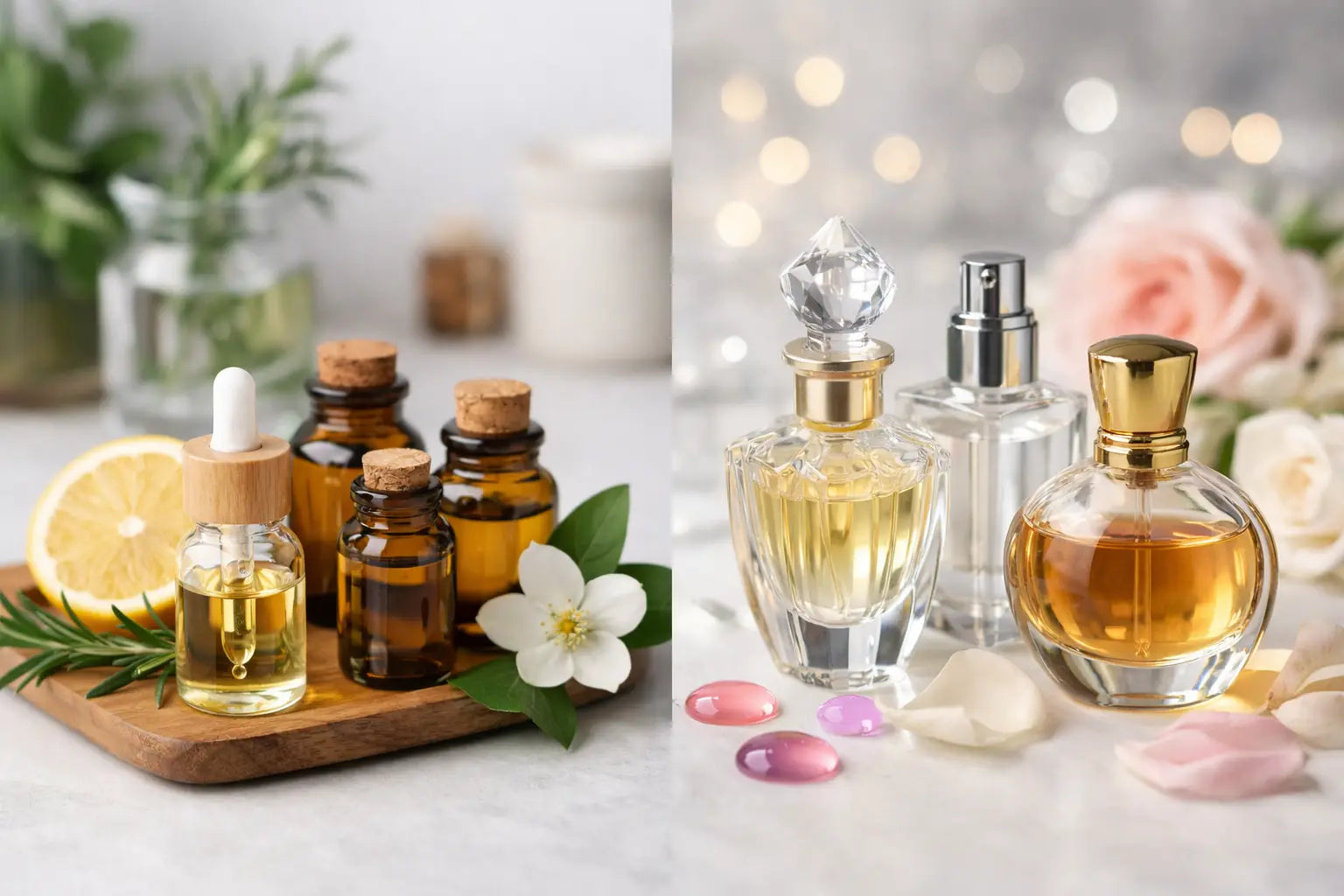 Essential Oils vs Fragrance Oils