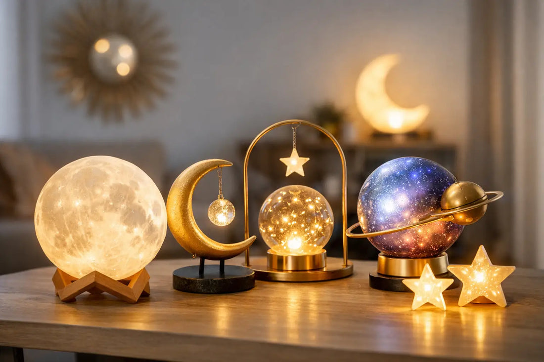 A Guide to Celestial Home Accents That Glow