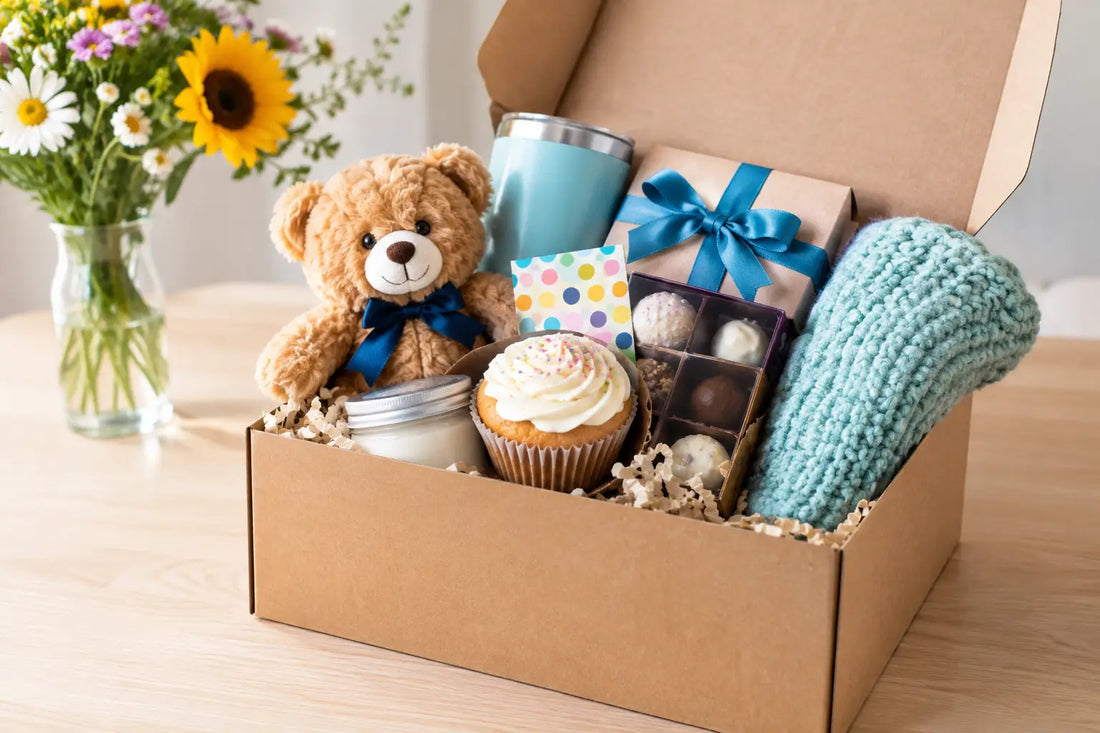 Birthday Care Package Gift Example Ideas