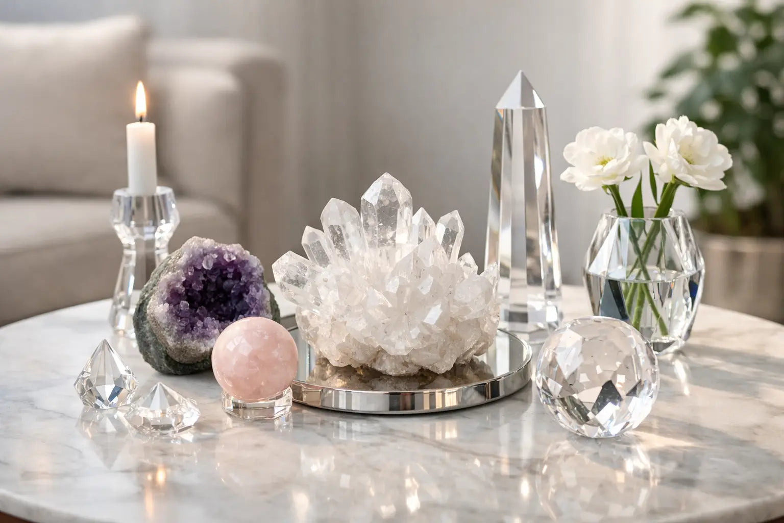 A Stylish Guide to Crystal Home Decor