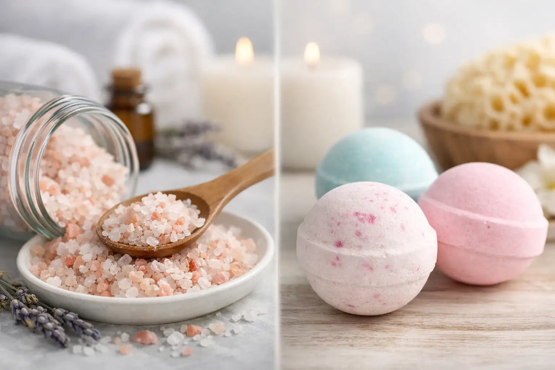 Bath Salts vs Bath Bombs: Which Fits You?