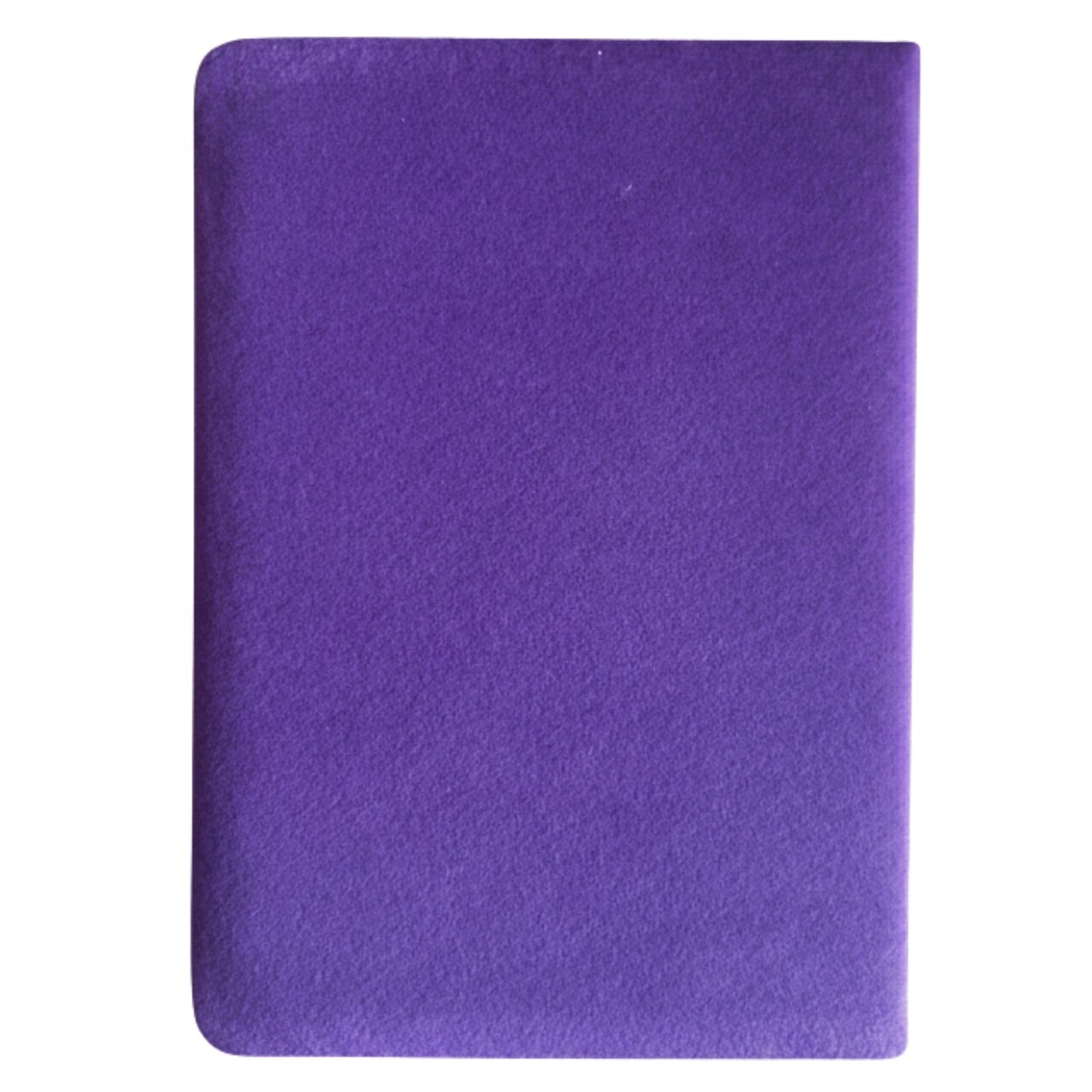 Deep purple velvet notebook with rose-gold “Create Magic” foil embossing