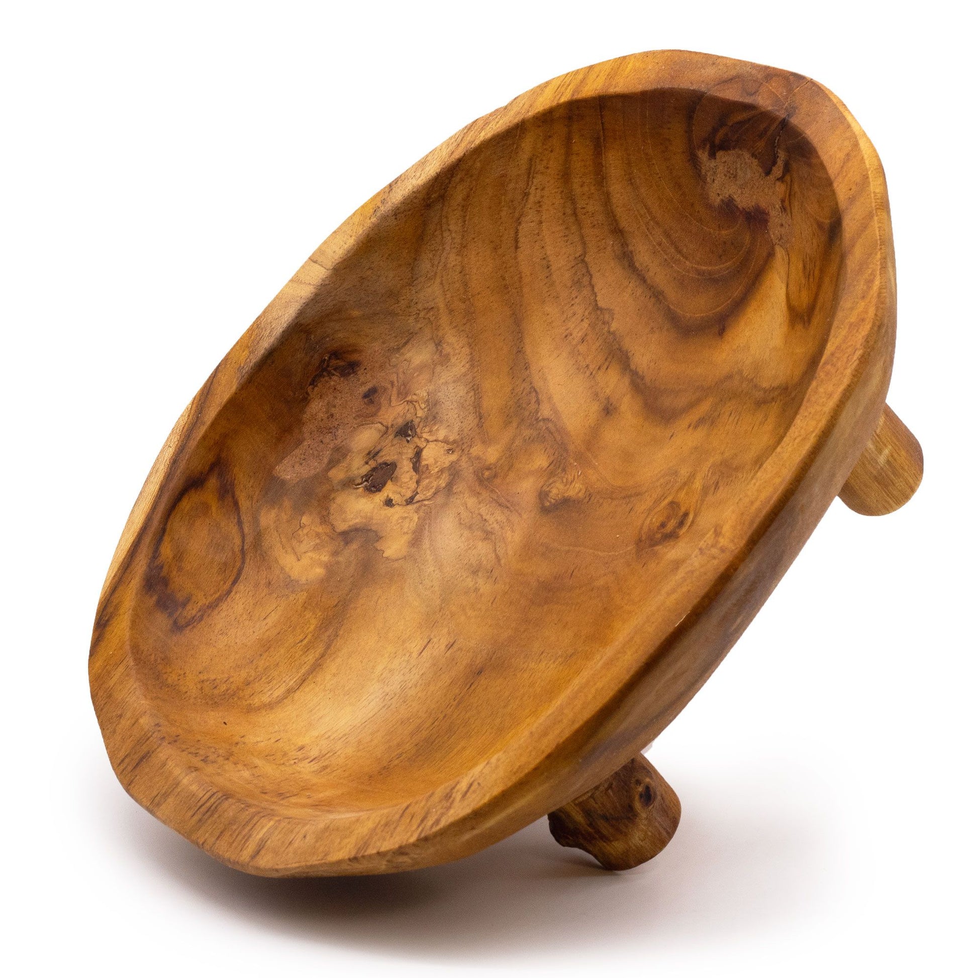 Close-up of smooth teakwood texture, warm grain patterns and sturdy legs highlighting craftsmanship and elevated design