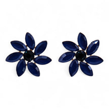 Vintage Glass Flowers Earrings – Stainless Steel
