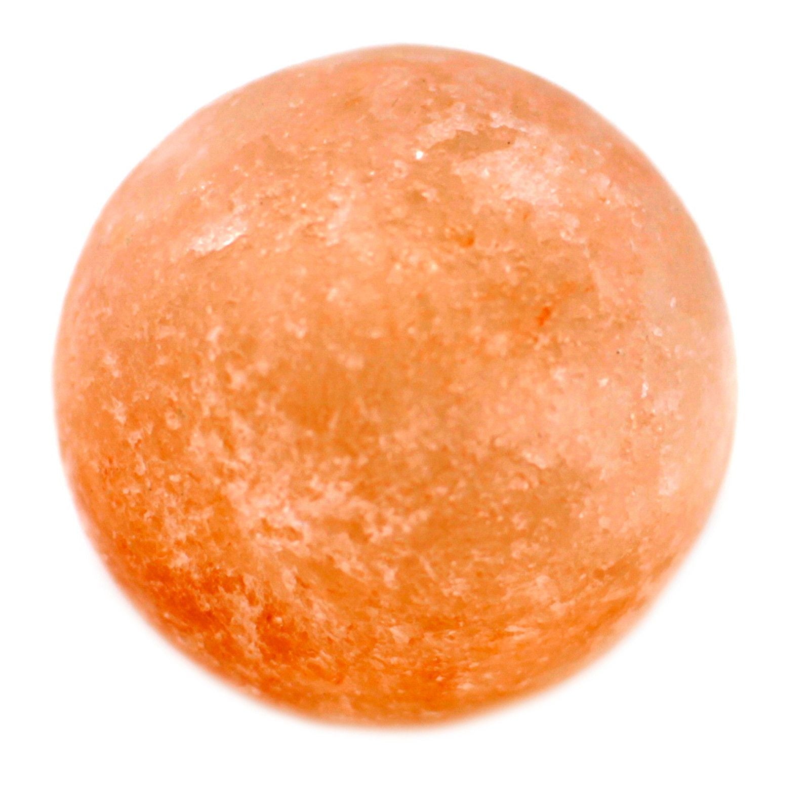 Smooth ball-shaped Himalayan salt crystal deodorant stone