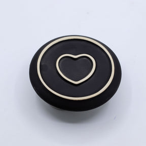 White & grey ceramic mandala smudge holder