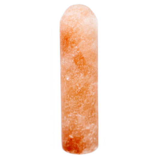 Himalayan Stick Deodorant Stone displayed on wooden tray with fresh herbs and natural linen, evoking pure, eco-conscious wellness