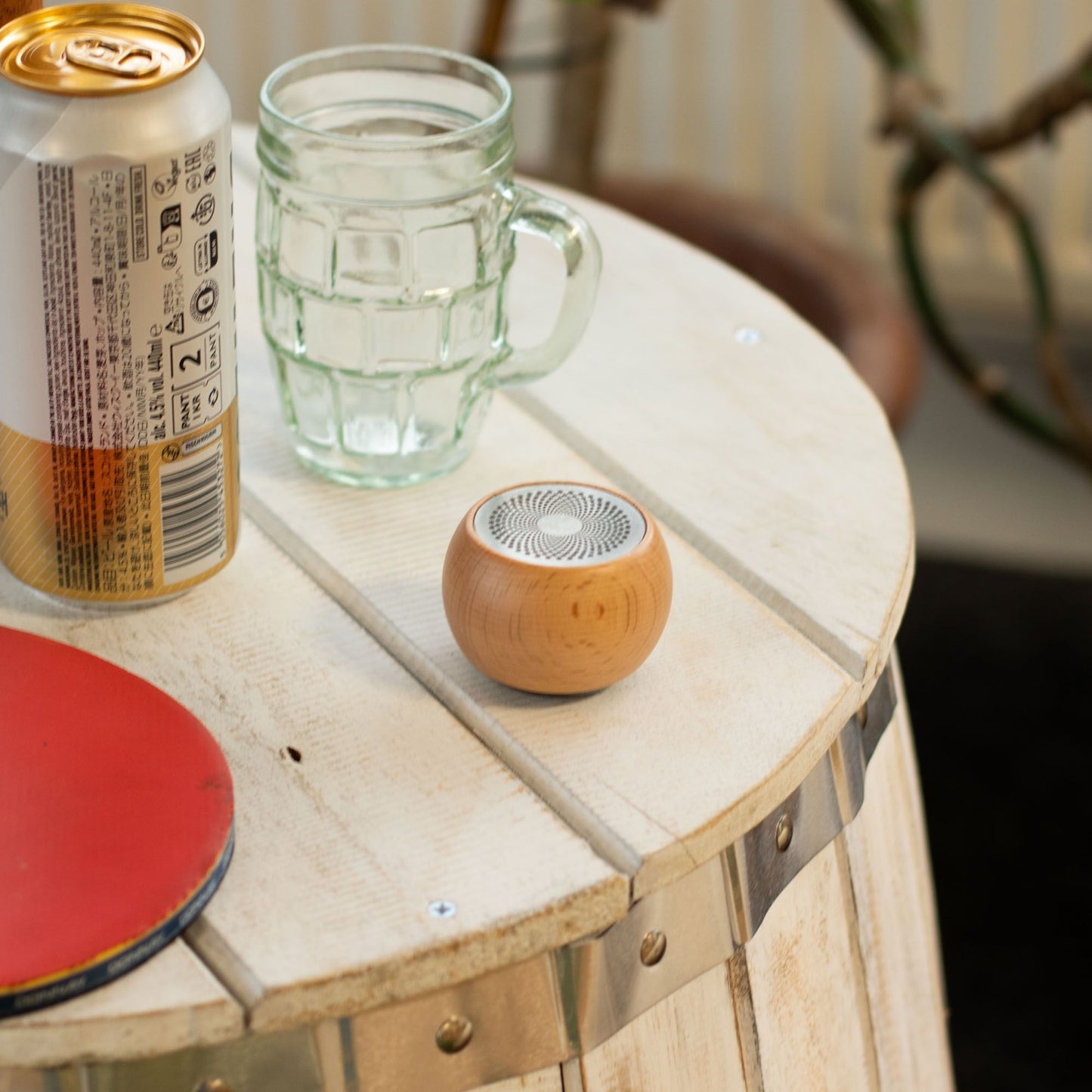 Wooden Mandela Effect Mini Speaker – Natural Wood 3W Bluetooth