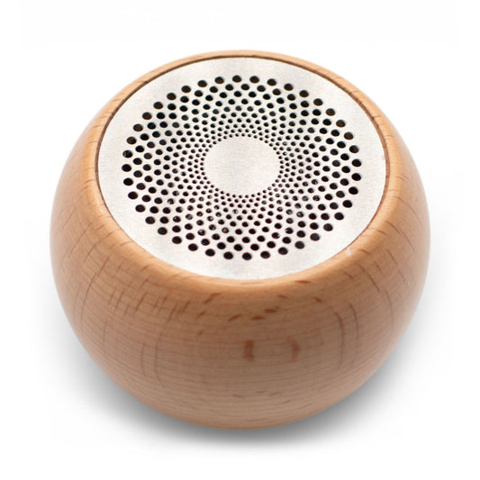 Hölzerner Mandela-Effekt-Mini-Lautsprecher – Naturholz 3W Bluetooth